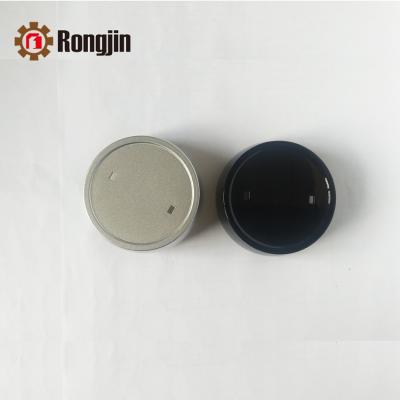 China 66mm Modified Silver Black Wheel Hub Cap Without Emblem for sale