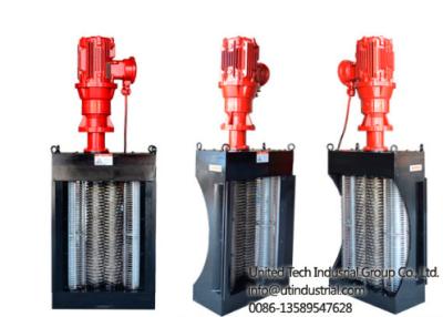 China Estación de bombeo del tratamiento de aguas de la maquinaria de UT que machaca el tipo amoladora Grille Wastewater Grinders con los tambores dobles en venta
