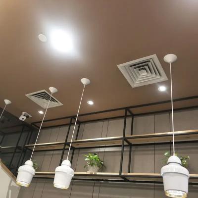 China El difusor 1100 del aire del techo del aluminio del cuadrado ignifuga cuece superficial acabado en venta