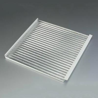 China 600X600 acanaló el techo del metal teja el panel acanalado de aluminio fonoabsorbente en venta
