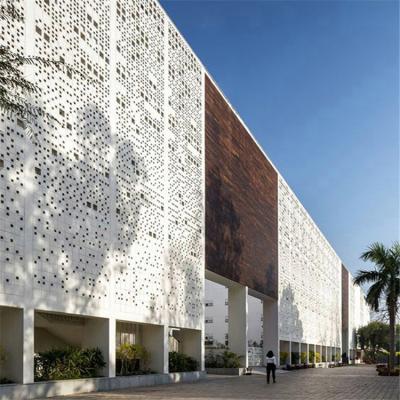 China Perforated Aluminum Cladding Panel 300x1200mm Aluminium Facade Panels for sale