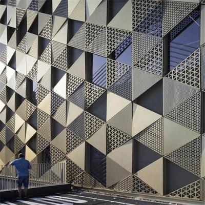 China 800x1000mm Aluminum Cladding Panel Facade Curtain Exterior Wall Cladding Panels for sale