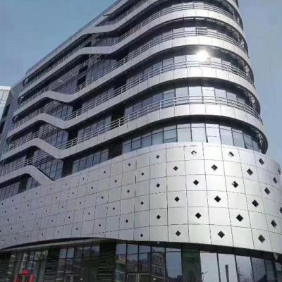 China El panel de pared perforado incombustible de cortina de Art Punching PVDF del panel del metal 1.85-4.85m m en venta