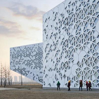 China CNC Aluminum Curtain Wall Metal Panel PVDF Coating Fireproof for sale