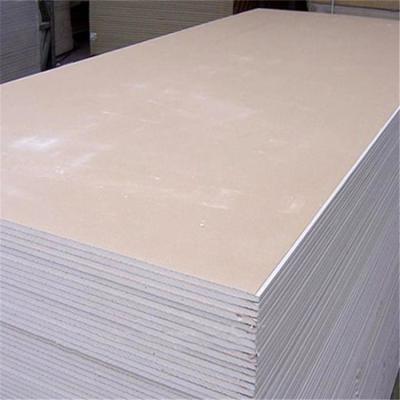 China 1200x2400 Plasterboard Gypsum Board Plain Pattern Covered Edge for sale