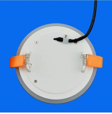 China el lumen 90LM/W y 6+3W de la luz de techo del diámetro LED de 145m m ata el panel bicolor en venta