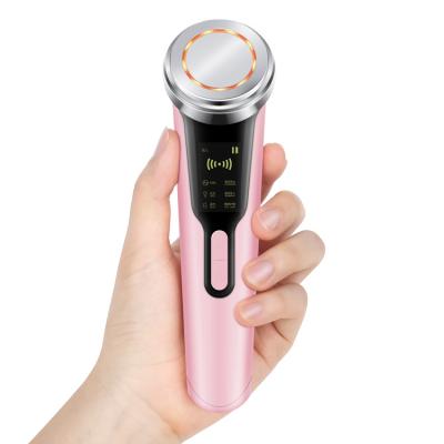 China Skin Tightening New LEXINTONG New Mini Electric Negative Ion Face Lifting Deep Facial Cleansing Massager for sale