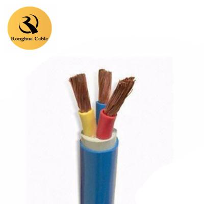 China Marine 6mm 3 Phase Copper Core Cable PVC Wire And Super Flexible Cable Wire Submersible Pump Cables for sale