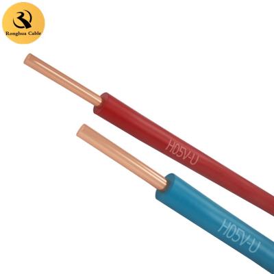 China Certificate: CCC BV1.5mm 2.5mm 4mm Electrical Copper Conductor 6mm PVC Coated Wire For House Wiring Cable for sale