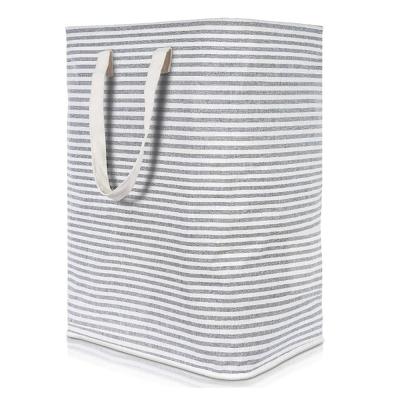 China Durable Collapsible Waterproof Thin Narrow Laundry Basket Eco-Friendly Laundry Hamper Basket Toy Laundry Basket for sale