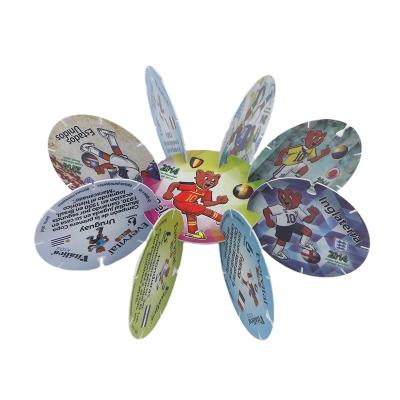 China Plastic Cartoon Toy Cheap instant noodles giveaway gifts tazo card toy for promotion for sale