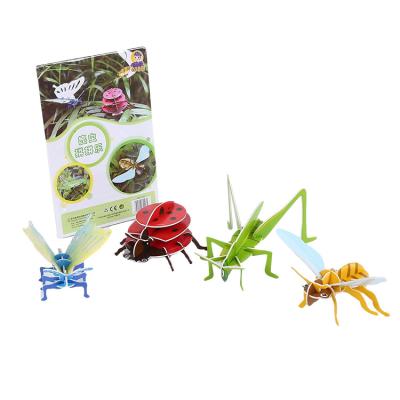 China Wholesale Non-Toxic Custom Design 3D Cartoon Insect Foam Puzzle DIY Toys For Kids for sale