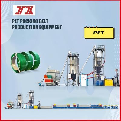 China Single Screw 4straps Plastic Strap Packing Machine PET Strap Extrusion Line for sale