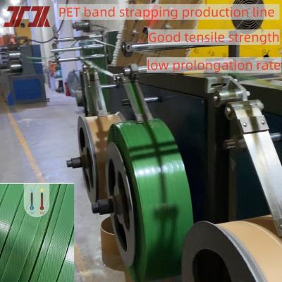 China 330kg/H Capacity Plastic Recycling Material PET Strap Making Machine With Saving 30% Energy And PLC Control for sale