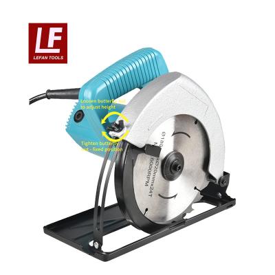 China Wood Saw LEFAN 185MM Electric Hand Circular Saw Cutting Machines serra circular concrete circular saw for sale