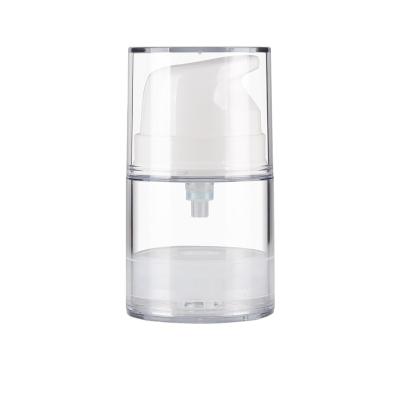 China Recyclable Material Empty Plastic Bottle With Top Cosmetic Shake Lotion Skin Care Airless Pump Bottle for sale