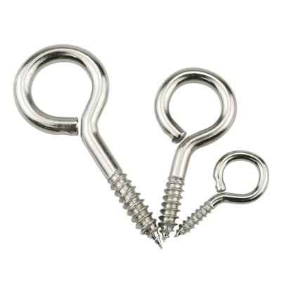 China Customized Stainless Steel Sheep Eye Bolts Hanging Hooks Screws for sale