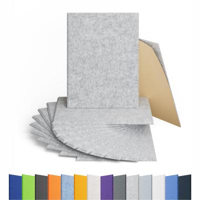 China DIY Rectângulo e Hexágono Painel de Parede Acústico Para Decoração Doméstica à venda