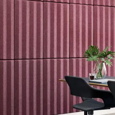 China Painéis de absorção sonora personalizados PET MDF à venda