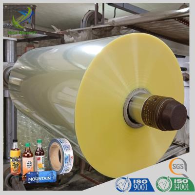 China Uniform Thickness Blow Molding Process Heat PVC Shrink Film for Label Printing for sale