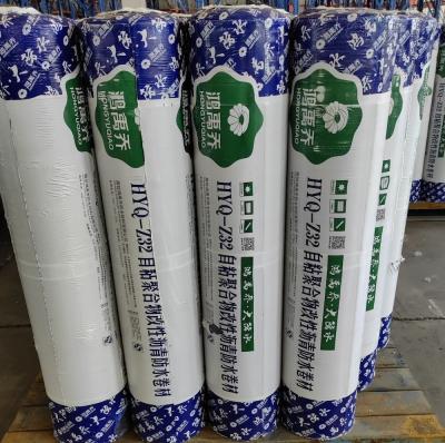 China Versperringsterkte zelfklevend waterdicht membraanpolimer onvermoeibaar gemodificeerd asfalt Te koop