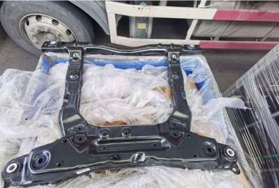 China The black front subframe of steel-aluminum mixed structure of Geely Geometry A is used for car body parts. for sale