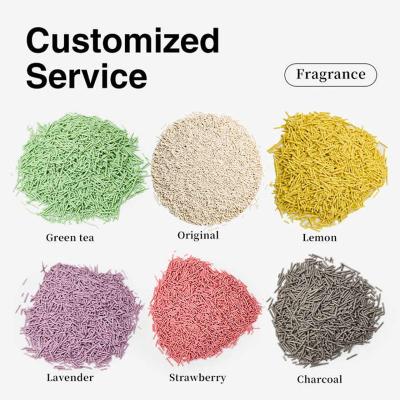China Natural Eco Friendly Tofu Cat Litter Dust Free Hypoallergenic Absorbent Strong Deodorizing Pet Products for sale