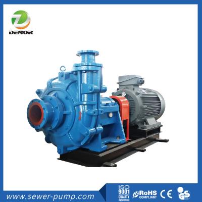 China Tipo ZJ bomba de lama horizontal resistente a impactos / resistente à corrosão de estágio único à venda