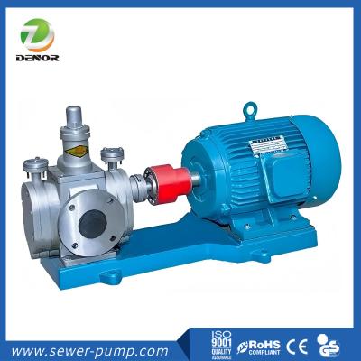 Chine Pompe hydraulique à engrenages circulaires marine YCB, pompe à fluide à haute viscosité pour le diesel à vendre