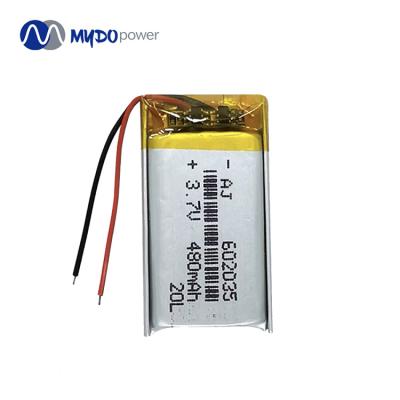 China Long cycle life 180mah lithium polymer rechargeable battery 3.7v 651723 polymer lithium ion battery for sale