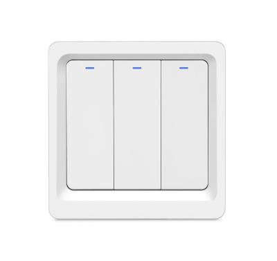 China Wifi High Performance Customized White Voice Manual APP Home Electric Wifi Switch Work With Apple Homekit for sale