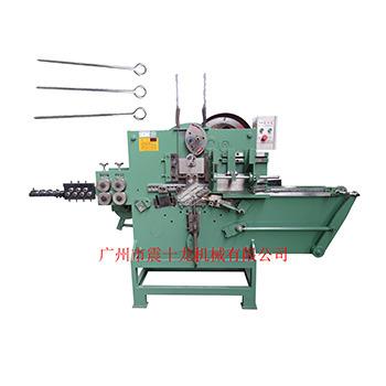 China Building Material Shops Automatic Fast Speed Steel Screw Eye Hook Making Machine With Threaded for sale