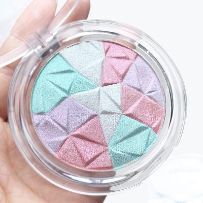 China Mixed color crystal diamond high light powder cutting three-dimensional nose shadow brightening skin color high light glitter UB008 for sale