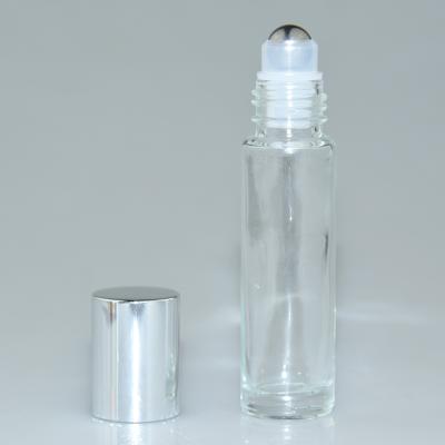China Personal Care Factory Direct Sales 10ml Glass Roll-On Sheath Bottles Rollerballs Glass Roll On Perfume Bottles Flower Color for sale