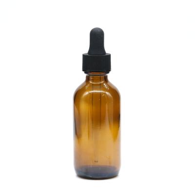 China Personal Care Best Selling Promotional Price 1oz 2oz 4oz 8oz 16oz White Gold Boston Round Amber Glass Essential Oil Clear Bottle for sale