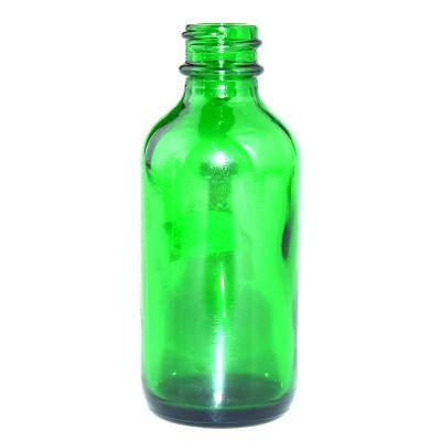 China Personal Care High Quality Amber Boston Round Glass Bottle Round Round Plastic Cosmetic Bottles Wholesale for sale