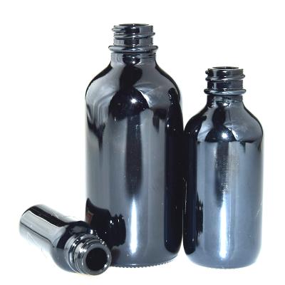 China Popular1/2oz 1oz 2oz 4oz 8oz 16oz 32oz Boston Oil Round Glass Bottles for sale