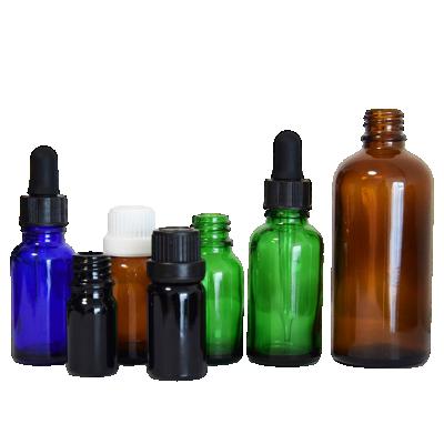 China Personal care different color use essential oil DIN18 bottle with eruo cap or spray or glass dropper for sale