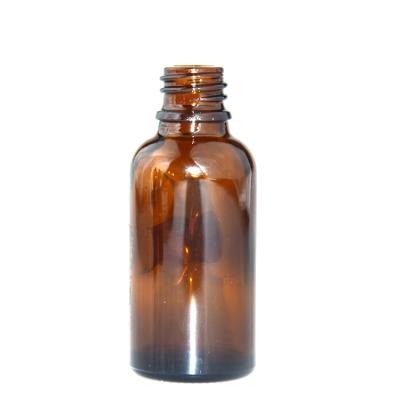 China Hot Sale 30ml Amber Glass Personal Care Bottle With Euro Cap for sale