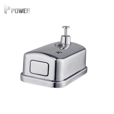 China Modern Classic Manual Soap Dispenser Wall Mounted Style Stainless Steel Easy To Press Soap Dispenser Suitable For Bathroom / Hotel for sale