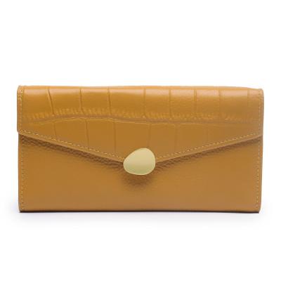 China Wholesale 2021 New Luxury Genuine Cow Leather Women's Wallet Purse Coin Purse Fashion Multifunctional Ladies Bag Coin Purse Ladies for sale