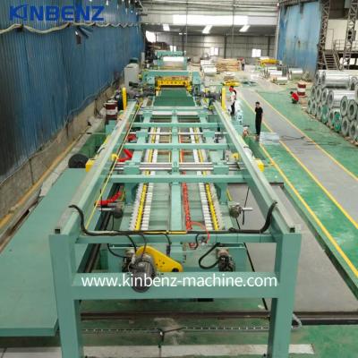 China Top-notch Automatic Pneumatic Stacker Metal Cut To Length Line for sale