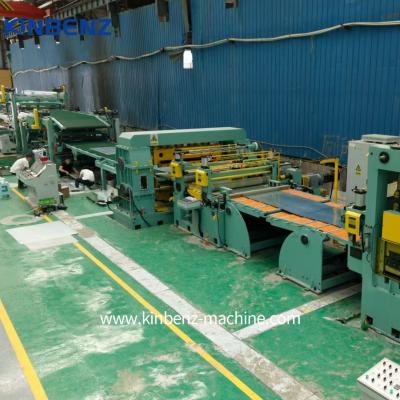 China High Efficiency Rotary Shear Coil Roll Metal Cut To Length Line for sale