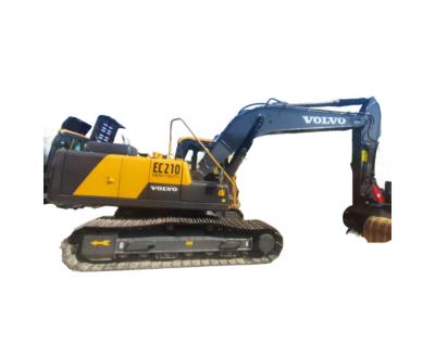 China Large big low cheap price high quality used excavator Volvo EC210 crawler second-hand excavator for sale 1.0 M³ for sale