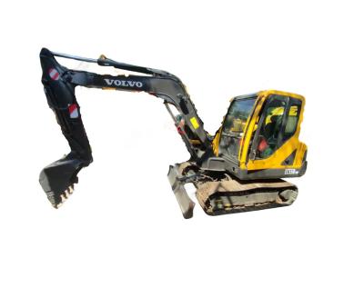 China Mini high quality low cheap price used excavator Volvo EC55B PRO hydraulic crawler second-hand excavator 0.2m³ for sale