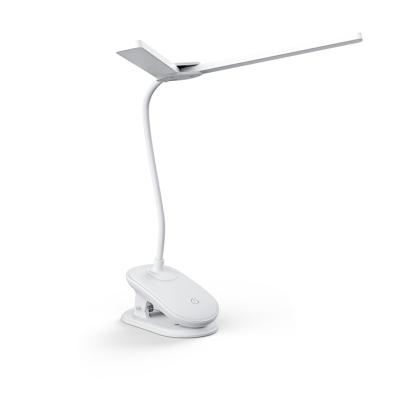 China New Modern Flexible Clip Led Reading Desk Lamp With Charging Indicator And USB Desk Lamp for sale