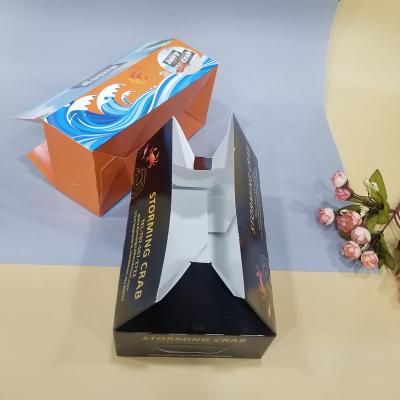 China Recyclable Custom Food Packaging Kraft Paper Boxes With Logo for sale