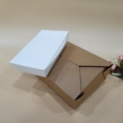 China Recycled Materials Fried Chicken Fast Food Box Custom Packaging Paper Boxes for sale