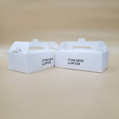 China Food Grade Recyclable Custom Fried Chicken Packaging Takeout Box With Handle for sale