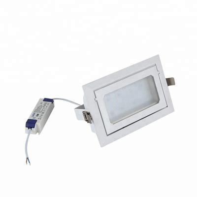 China CE ROHS SAA 30W Rectangular 40W 50W 60W Samsung 5630 Hotel Rotating LED Down Lights Dimmable with 3years warranty for sale